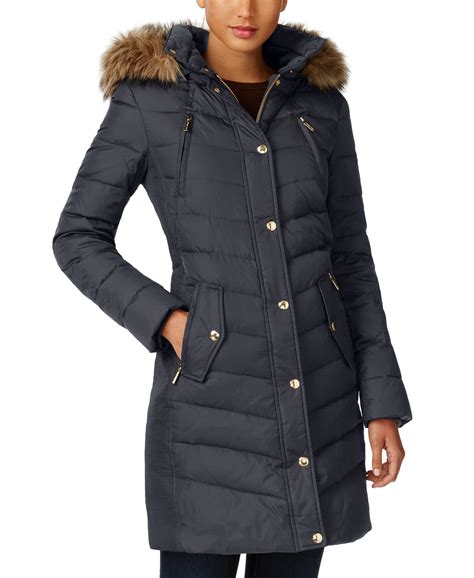 michael kors winter coat women's|michael kors women's down coat.